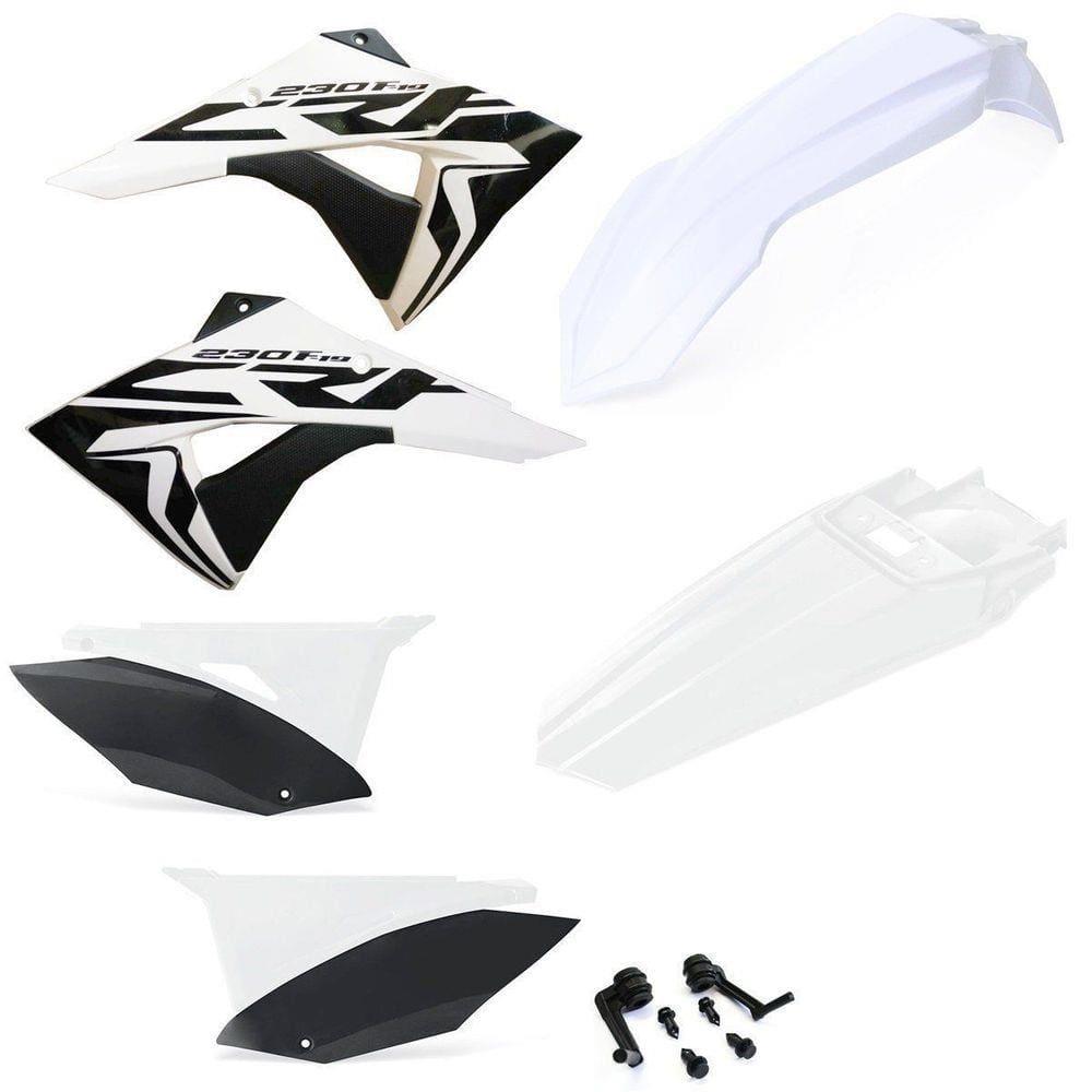 Kit Plástico Crf 230 Biker Elite Com Adesivos El1te