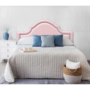 Cabeceira Estofada Provençal Luxo com Tachas - Queen