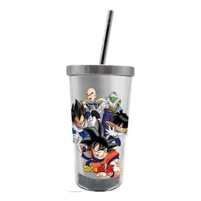 Copo c/Canudo 450ml Eco Saiyan Team ZC 10023576