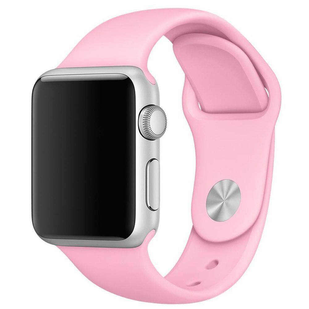 relogio rosa apple