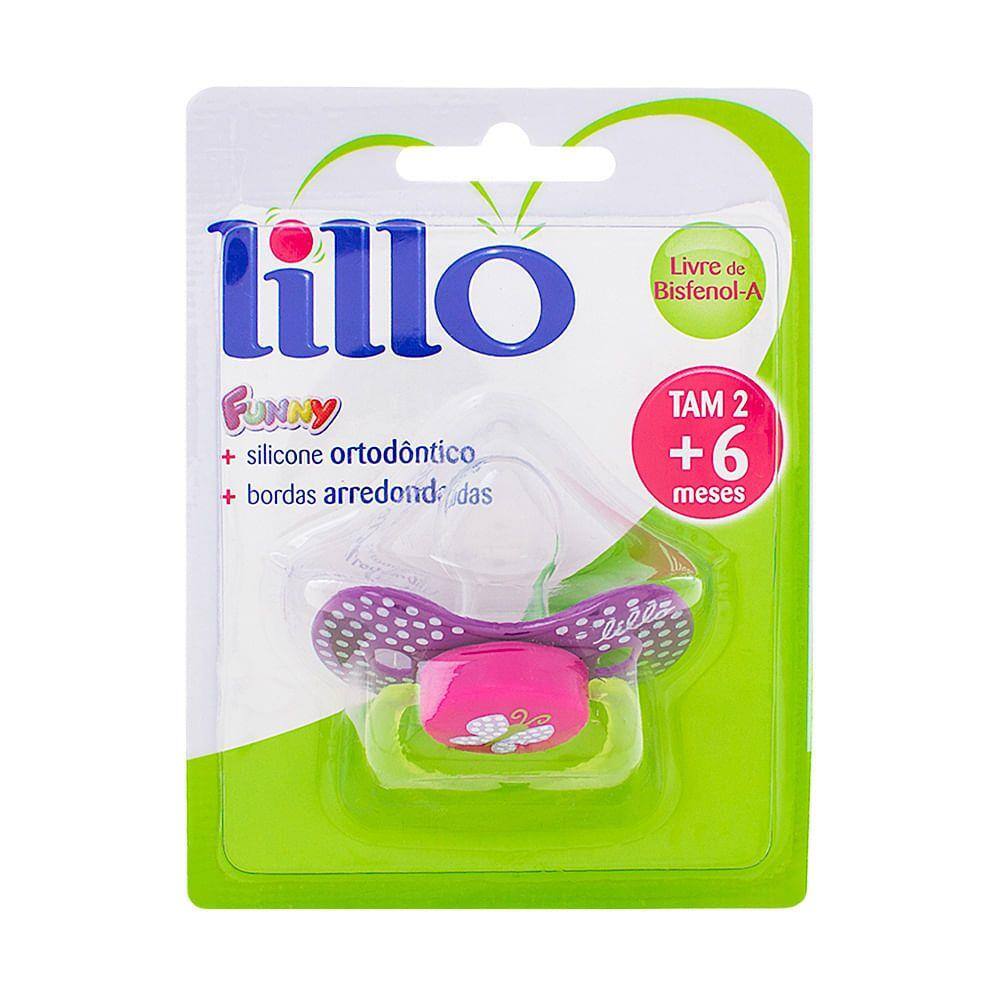 Kit 2 Chupetas Soft Comfort 100% Silicone 0+m Tam.1 Lillo