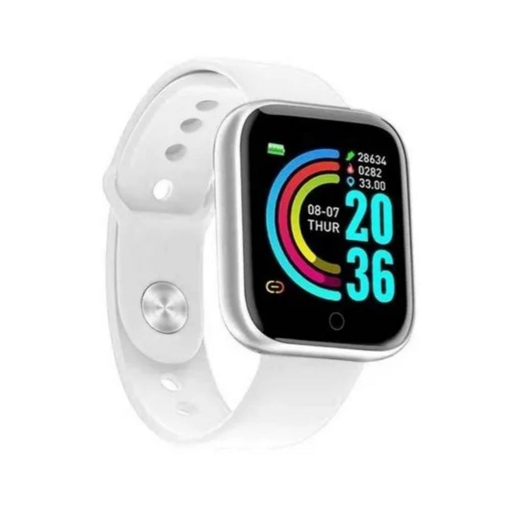 relogio smartband inteligente p70 pulseira metal rosa