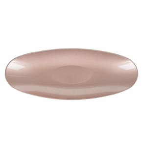 Bandeja Oval Natal Champanhe 40,5X16,5X4,5 D`Rossi