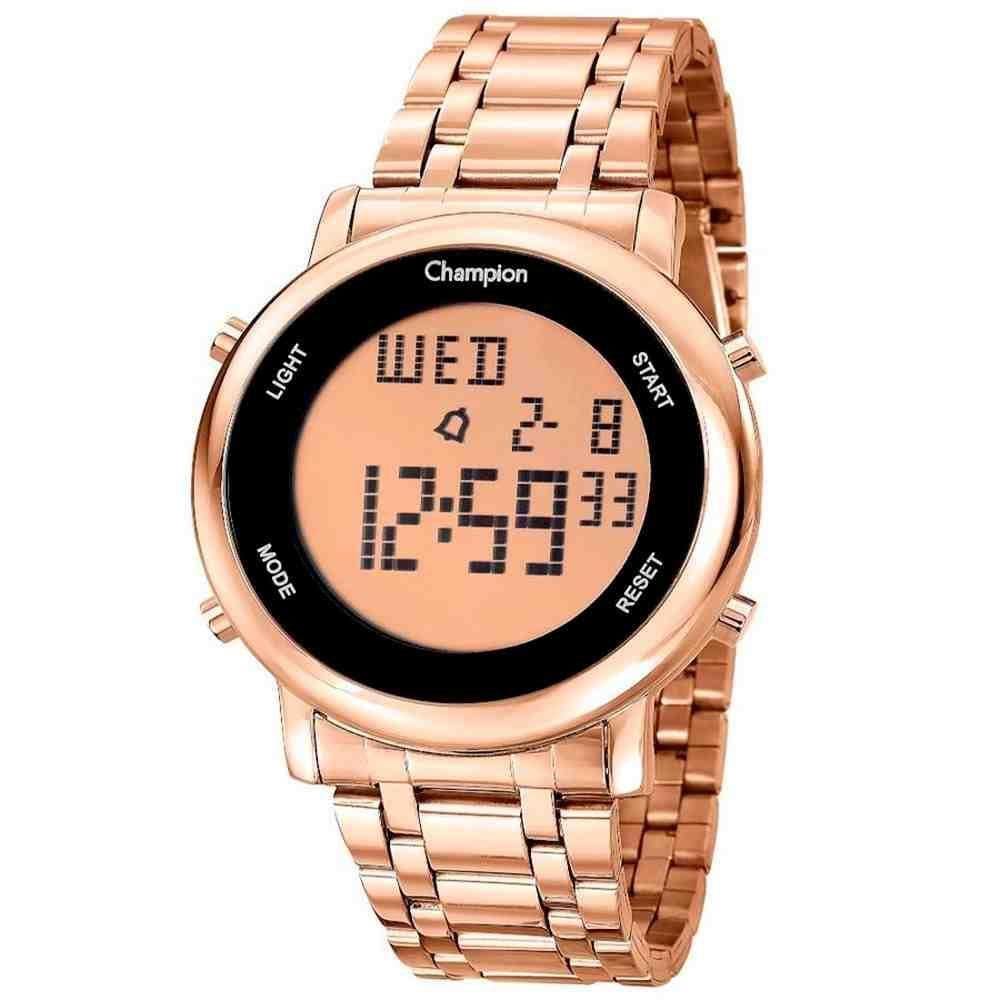 Relógio Champion Feminino Digital CH40213Z Rose