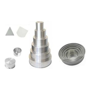 Kit Formas Assadeiras Redonda 6 Pçs + Kit Espátulas Serrilhada + 4 Funções
