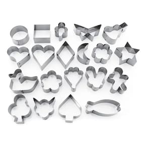 Jogo Cortador Petit Four (inox) Pacote Com 20 Pç Inox
