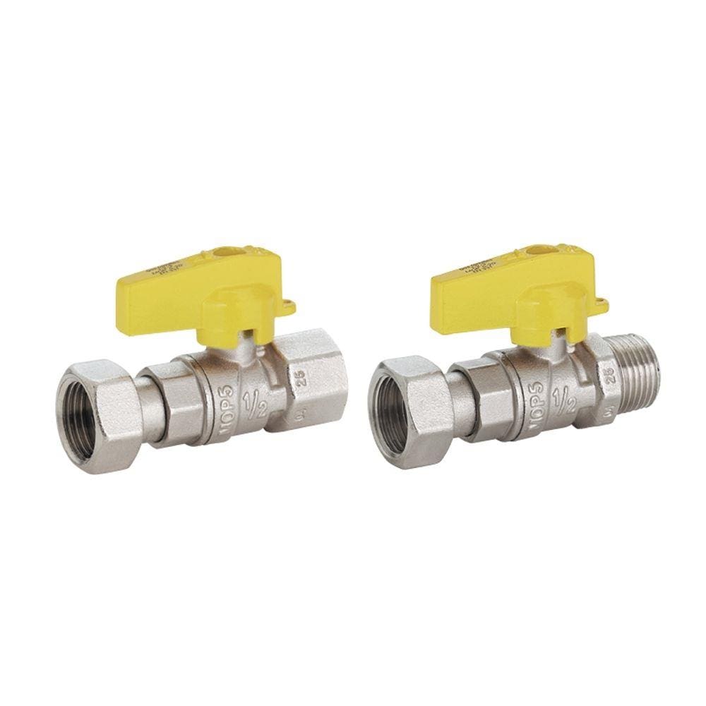 Valv.Norm-Gas Reta Ptg(M) 1/2X1/2, Emmeti