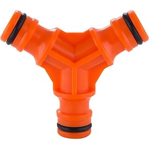 Conector Rápido Triplo 5,9x6,8x2cm 1/2" Laranja