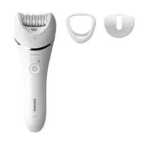 Depilador Elétrico Philips series 8000 BRE700/00 Seco e Molhado sem fio Ajuste de velocidade Branco