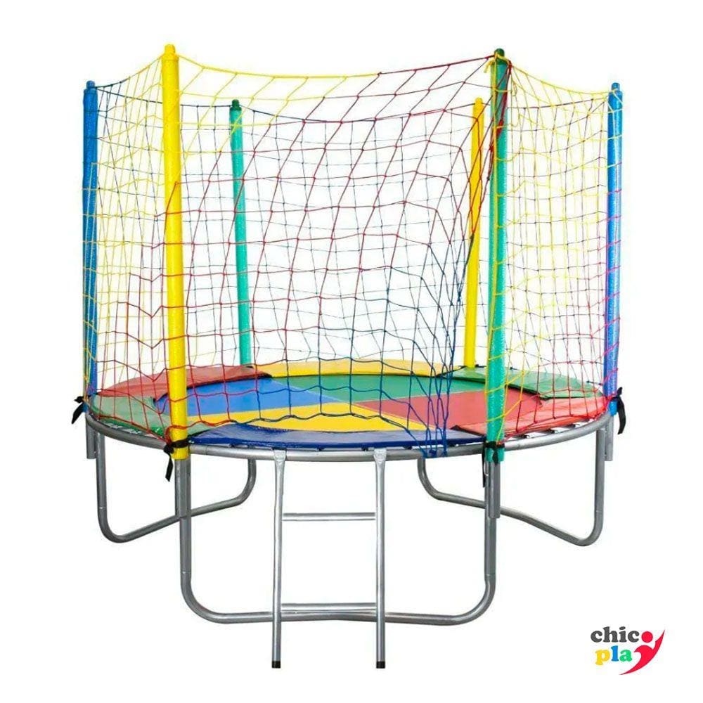 Cama Elástica de 2,00 m Nacional Lona Colorida 4 cores ChicoPlay