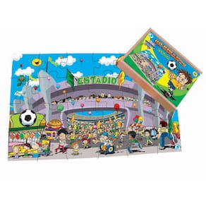 Quebra-Cabeça Gigante Infantil Estádio 60 peças
