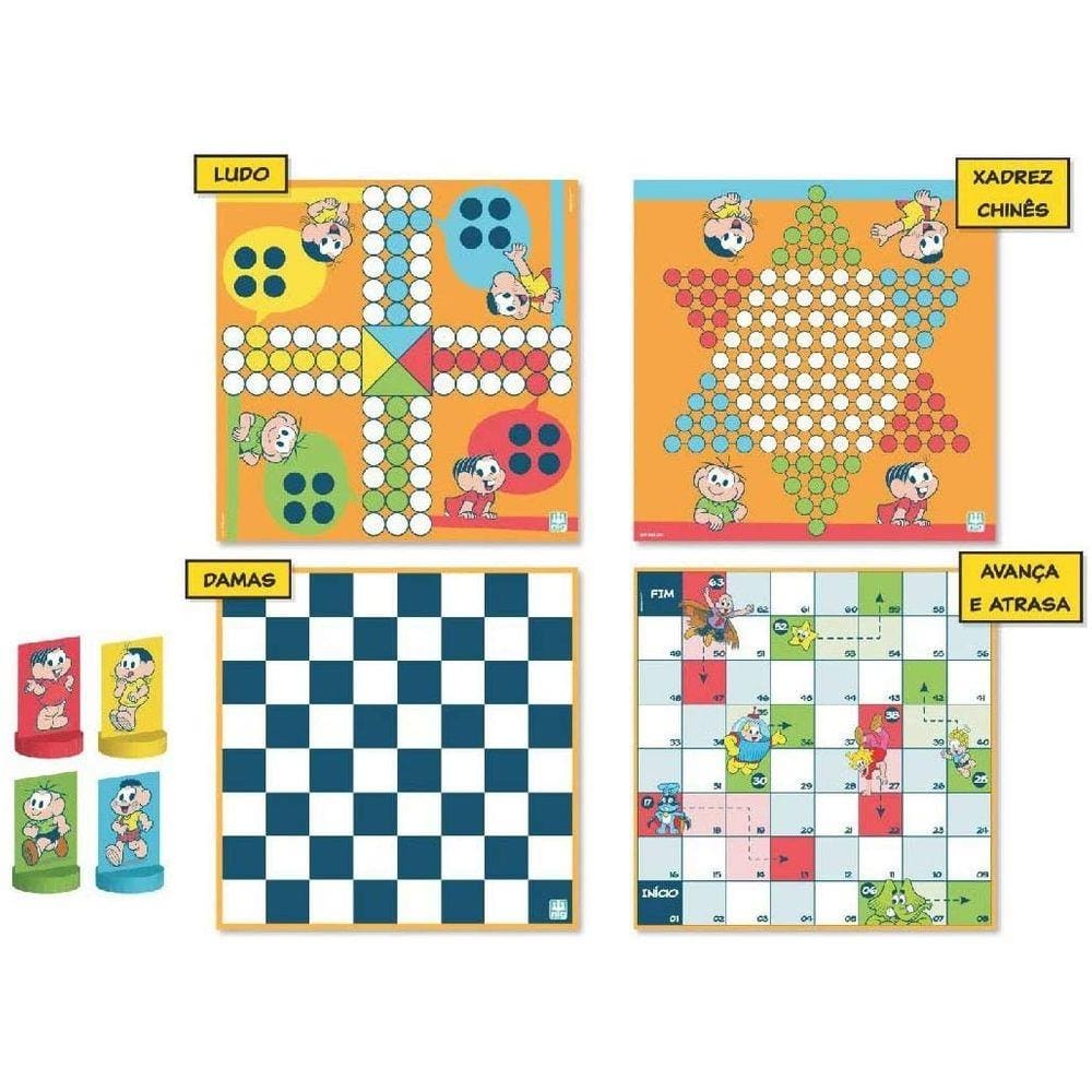 Jogo 4X1 Turma Da Mônica Nig -761