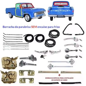 Kit Restauração Borracha Fechadura Capo A10 C10 D10 64 A 78