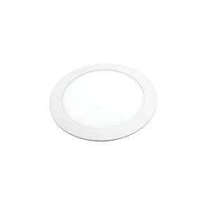 Painel de Led Lorenzetti Redondo de Embutir 12W 3000K Luz Amarela