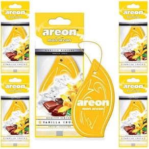 5 Perfumes Carro Cheirinho Aromatizador Areon Vanilla Choco