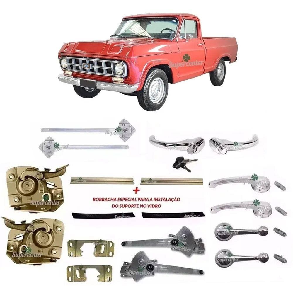 Kit Fechadura Maçaneta Porta Capô A10 C10 C14 D10 1979 A 81
