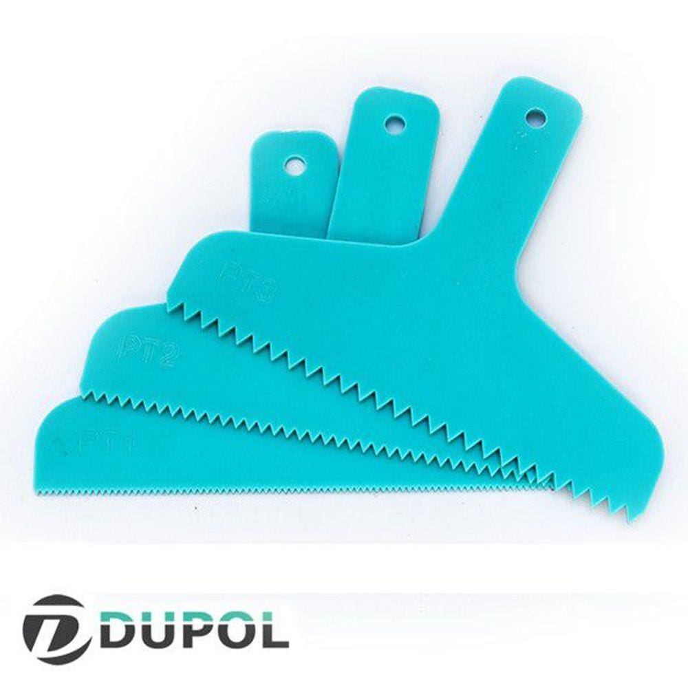 Kit de espátulas 20cm PT1, PT2 e PT3