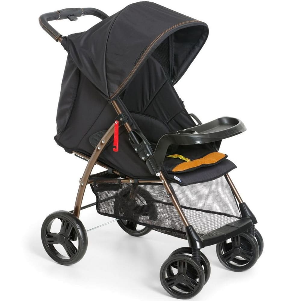 Carrinho de Bebe Passeio Galzerano San Remo Preto Cobre