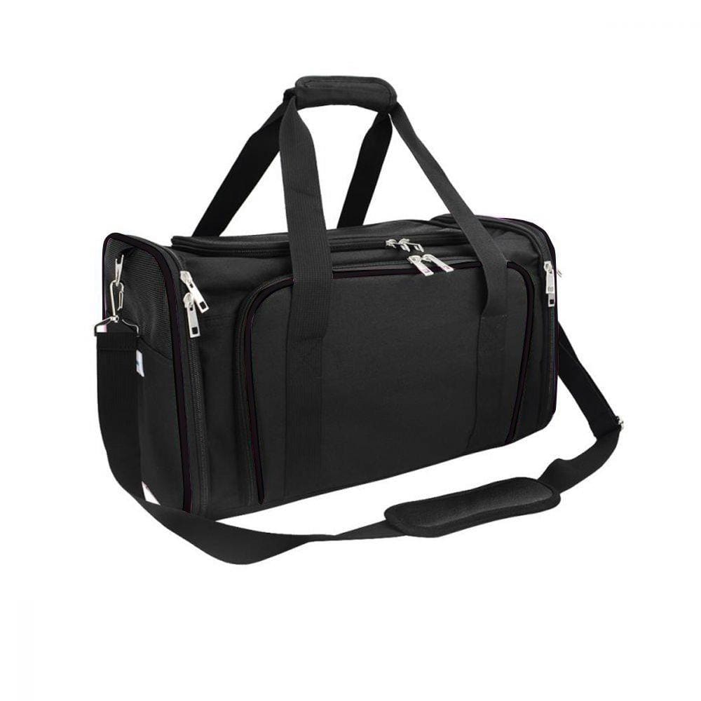 Bolsa Transpote para Pet Expansível Viagem Preta Duke e Dixie