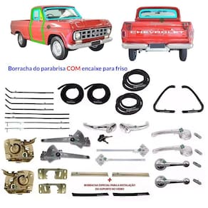 Kit Restauração Borracha Fechadura Capo A10 C10 D10 79 / 84