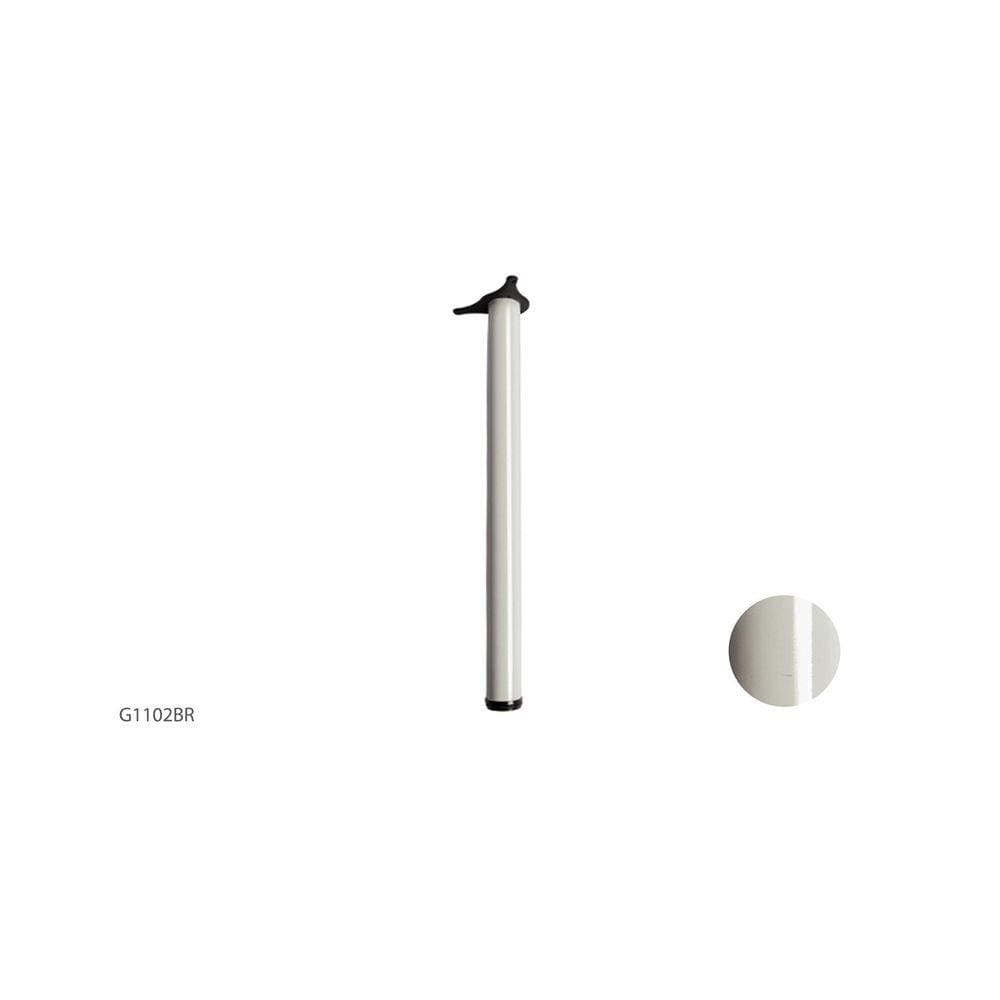 Pe De Mesa Aço 60X73Cm Branco - Hardt