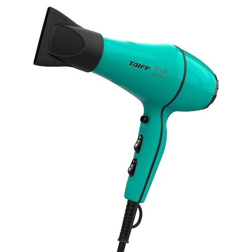 imagem-Secador de Cabelo Taiff Style, 2 Velocidades, 3 Temperaturas, 2000W, Azul Tiffany - 220V