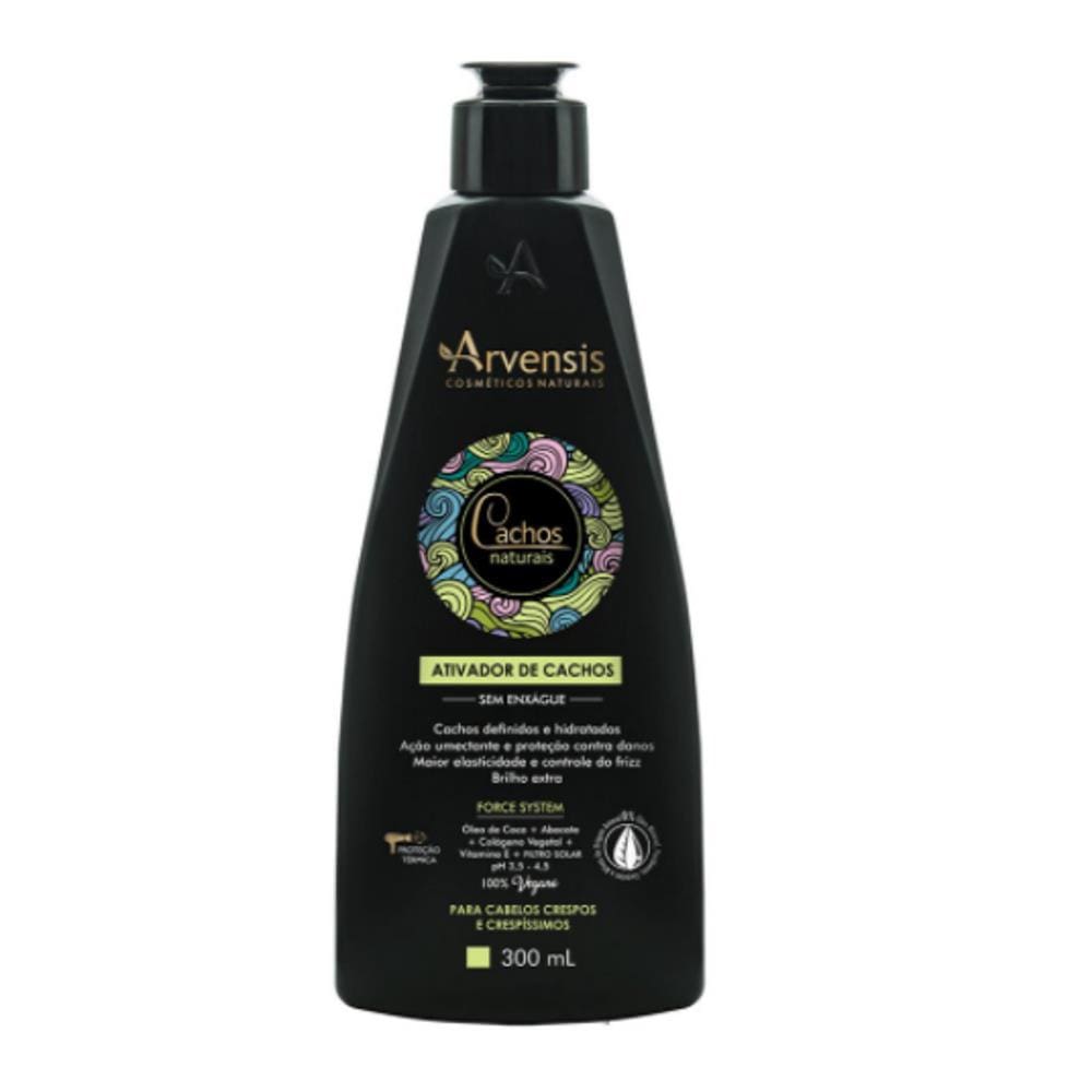 Creme Ativador Cachos Crespos E Crespíssimos Arvensis 300ml