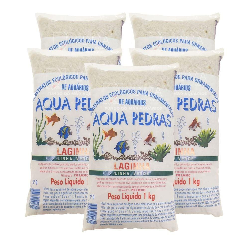 Substrato Laginha para Aquários e Jardins Decoração N°0 5kg