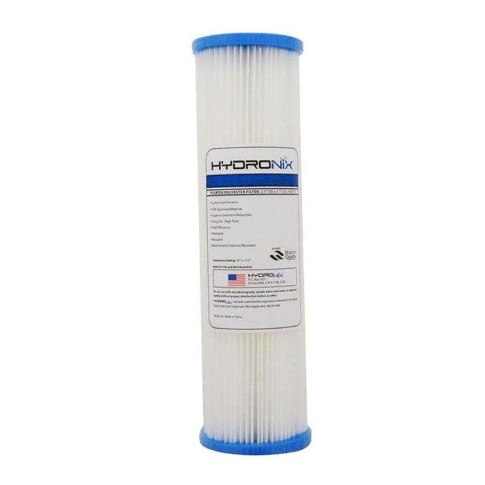 CARTUCHO PLISSADO LAVÁVEL HYDRONIX 10" - 20 Micras