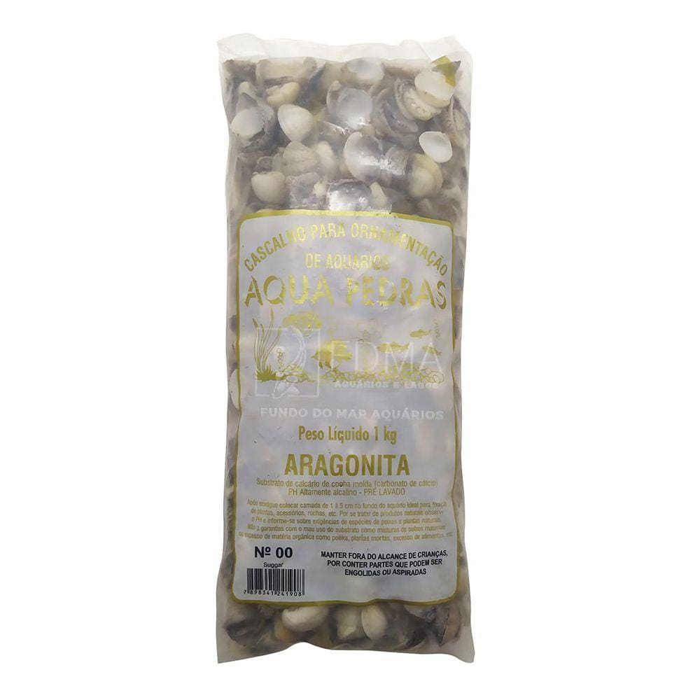 Substrato Aragonita para Aquários e Jardins N°00 - 1kg