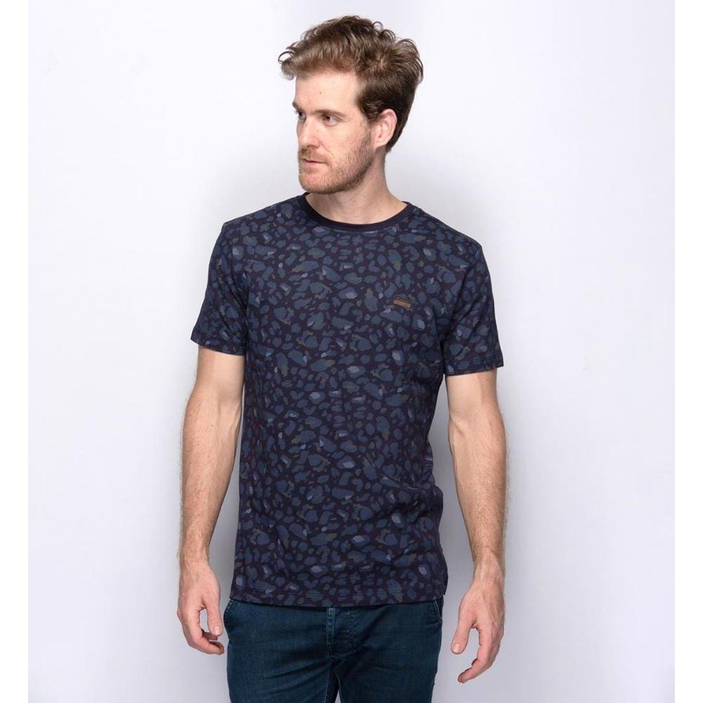 Tshirt Masculina Teodoro Animal Print Discreta Moderna Macia