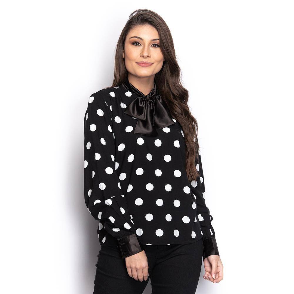 camisa de seda florida