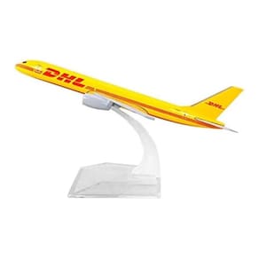 Miniatura Aviao Boeing 757 DHL Aeronave Comercial Airplane