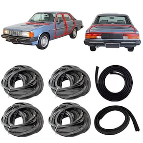 Kit Borracha Porta E Porta Mala E Capô Opala 1980 A 1992 4p