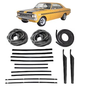 Kit Borracha Porta Vidro Canaleta Pestana Opala 2p 1968 A 84