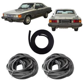 Kit Borracha Porta E Porta Mala Opala 2 Portas 1980 A 1992