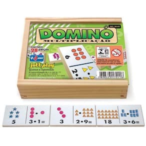 Brinquedo Educativo Dominó Posição 28 Peças - Jottplay