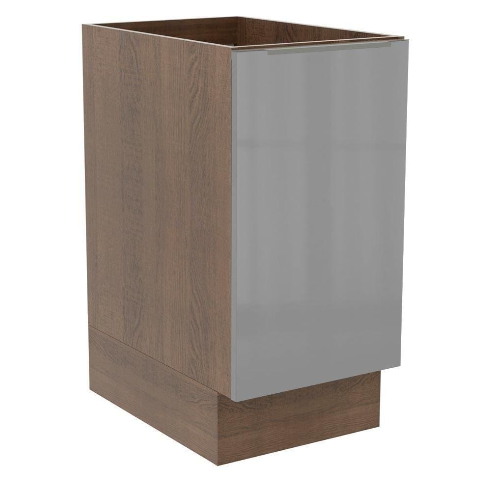 Balcão Madesa Lux 40 Cm 1 Porta Rustic/cinza