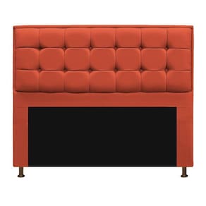 Cabeceira Copenhague 195cm King Size Suede Terracota