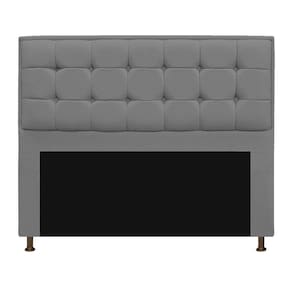 Cabeceira Copenhague 160cm Queen Size Corano Cinza