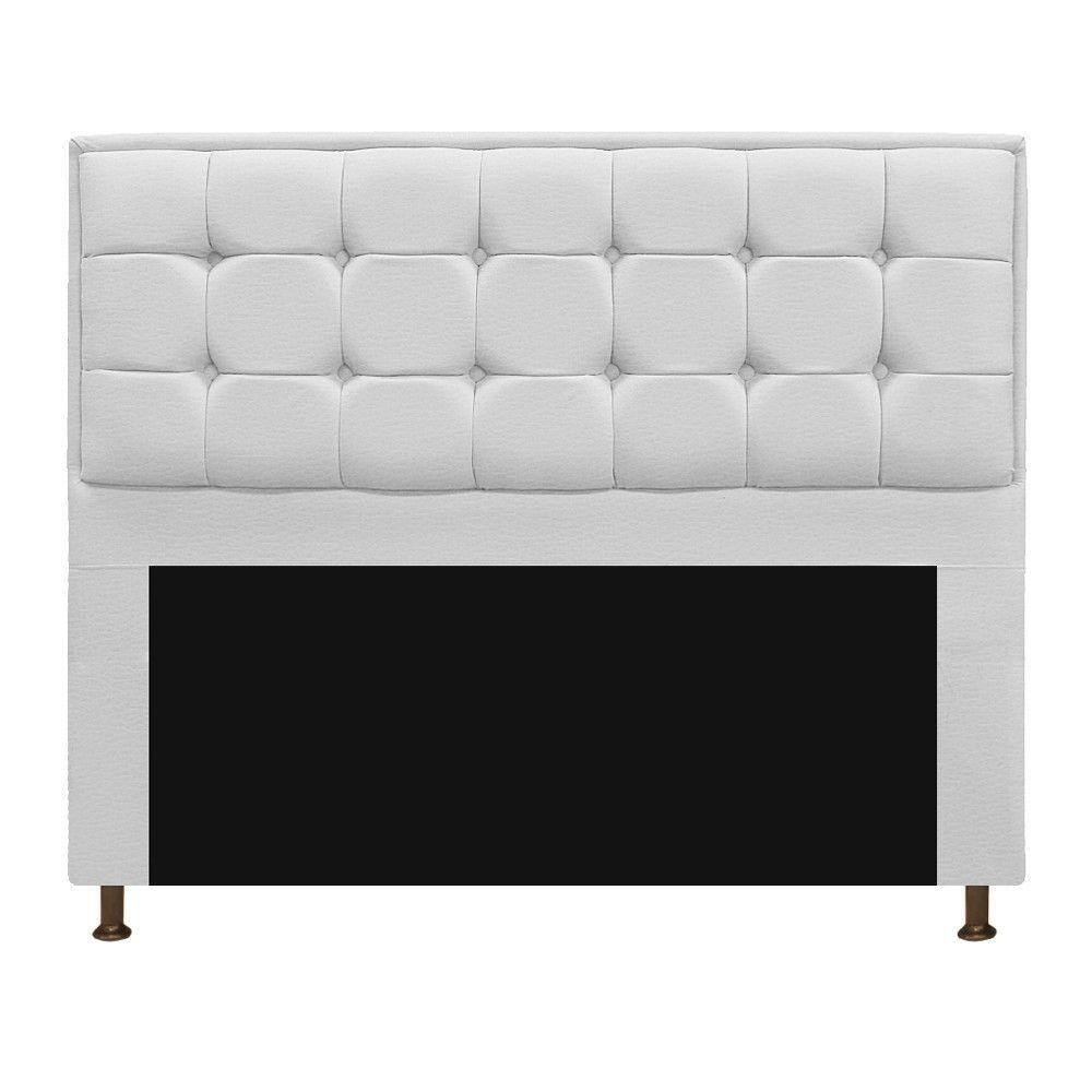 Cabeceira Copenhague 160cm Queen Size Corano Branco