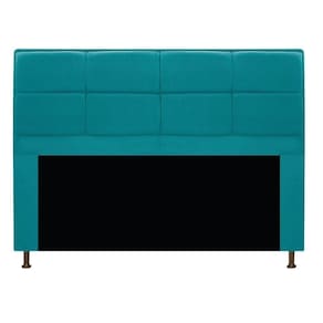 Cabeceira Munique 160cm Queen Size Azul Turquesa Adj Decor