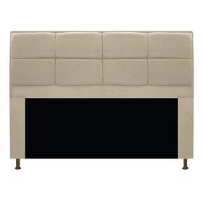 Cabeceira Munique 140cm Casal Corano Bege Adj Decor