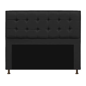Cabeceira Copenhague 160cm Queen Size Corano Preto
