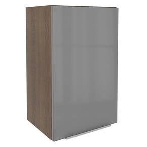 Armário Aéreo Madesa Lux 40 Cm 1 Porta Rustic/cinza