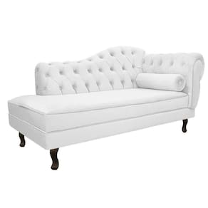 Recamier Diana 140cm Lado Esquerdo Corano Branco