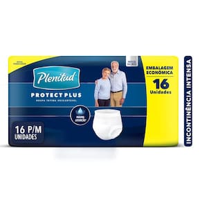 Roupa Intima Plenitud Protect Plus P/M - 16 unidades