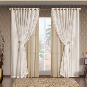 Cortina Ayla Fendi 2,60m x 2,30m altura - Varão até 2m
