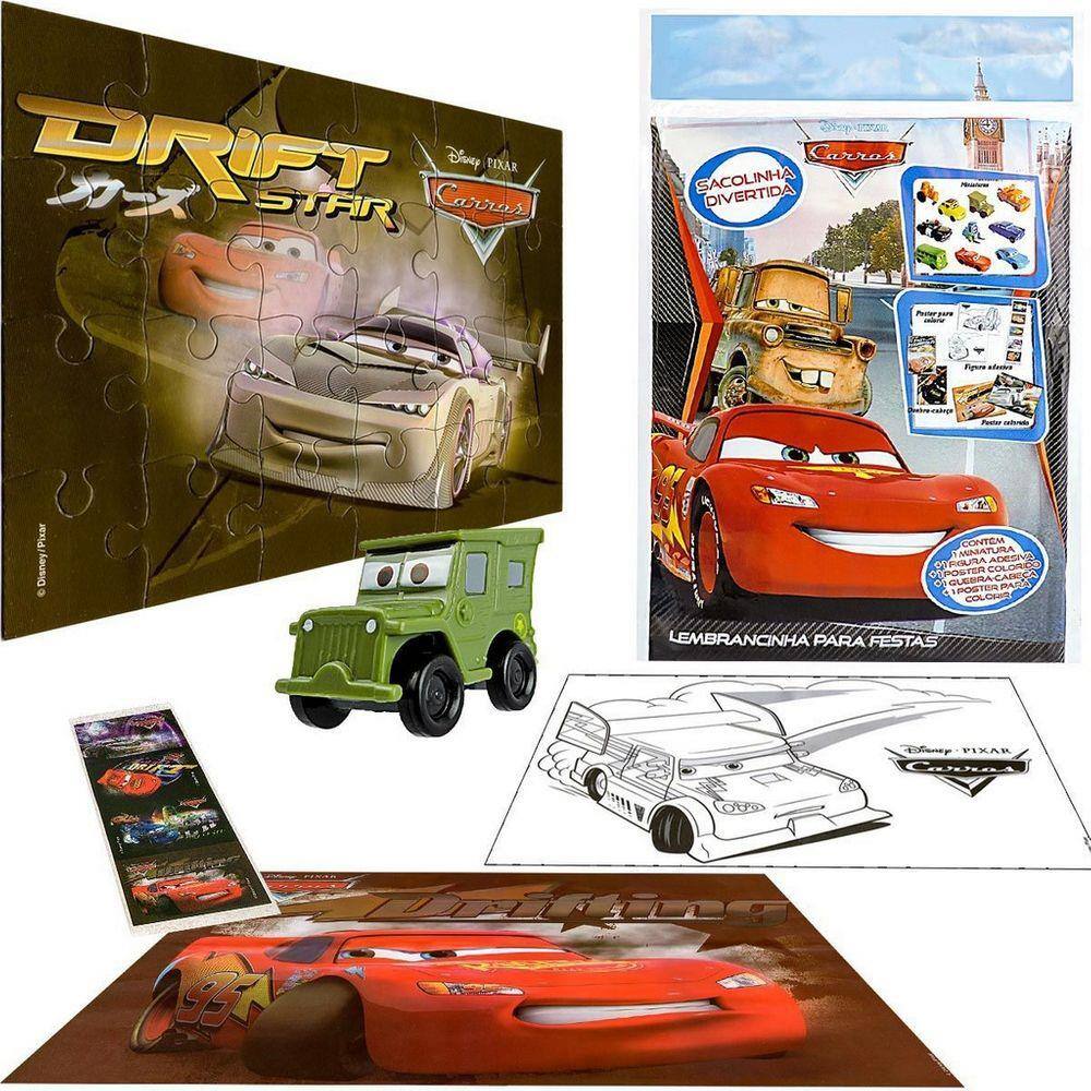 Quebra cabeca 3d carros disney doc hudson dtc