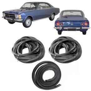 Kit Borracha Porta E Porta Mala Opala 2 Portas 1978 1979